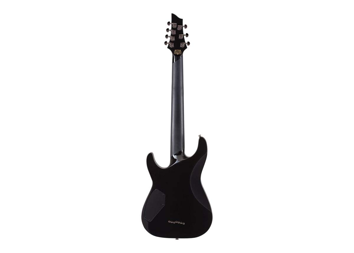 Amazon.com: Schecter C-7 Blackjack Electric Guitar - Black Gloss